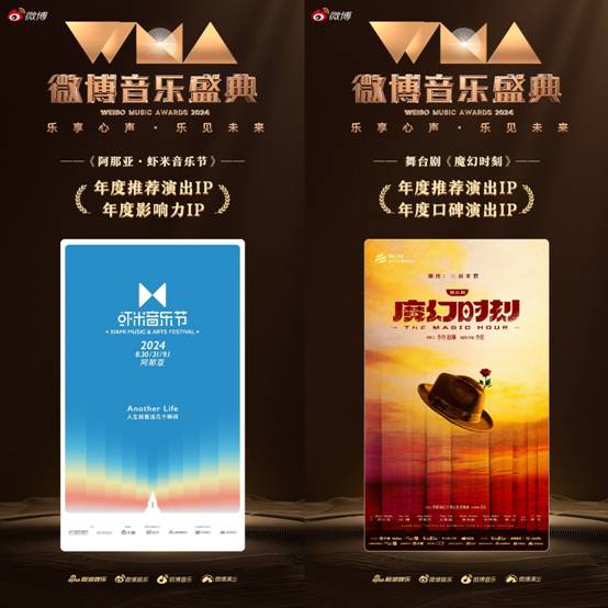 大麥兩大內(nèi)容IP蝦米音樂節(jié)、《魔幻時(shí)刻》榮獲2024微博音樂