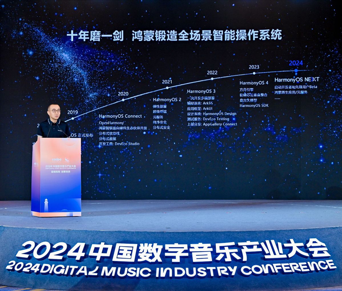 2024中國數(shù)字音樂產(chǎn)業(yè)大會鴻蒙賦能數(shù)字音樂AI奏響流動樂章